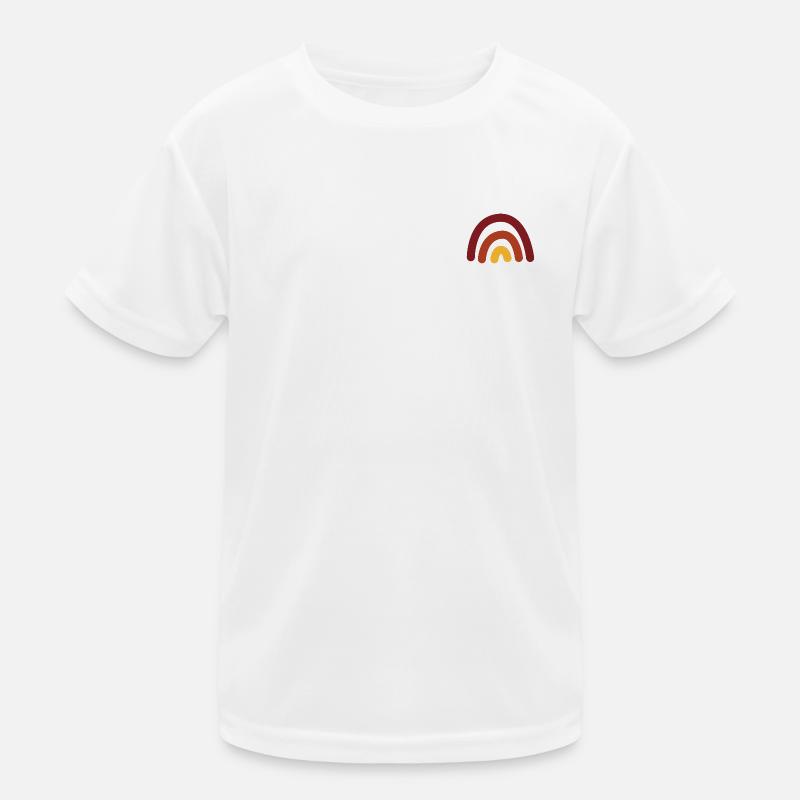 Regenbogen Kinder Funktions-T-Shirt