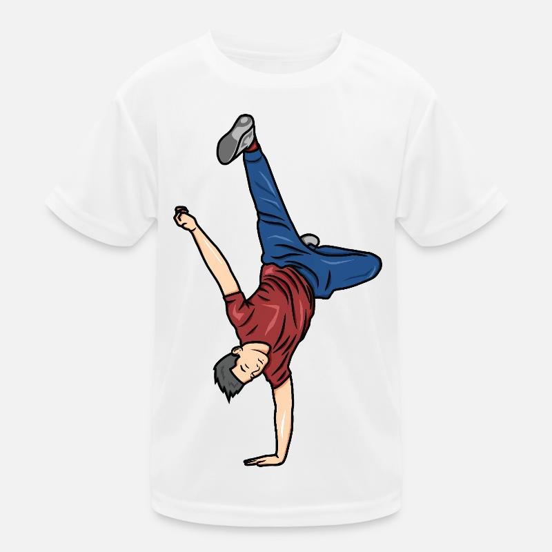 B Boy Drawing Kids Functional T-Shirt