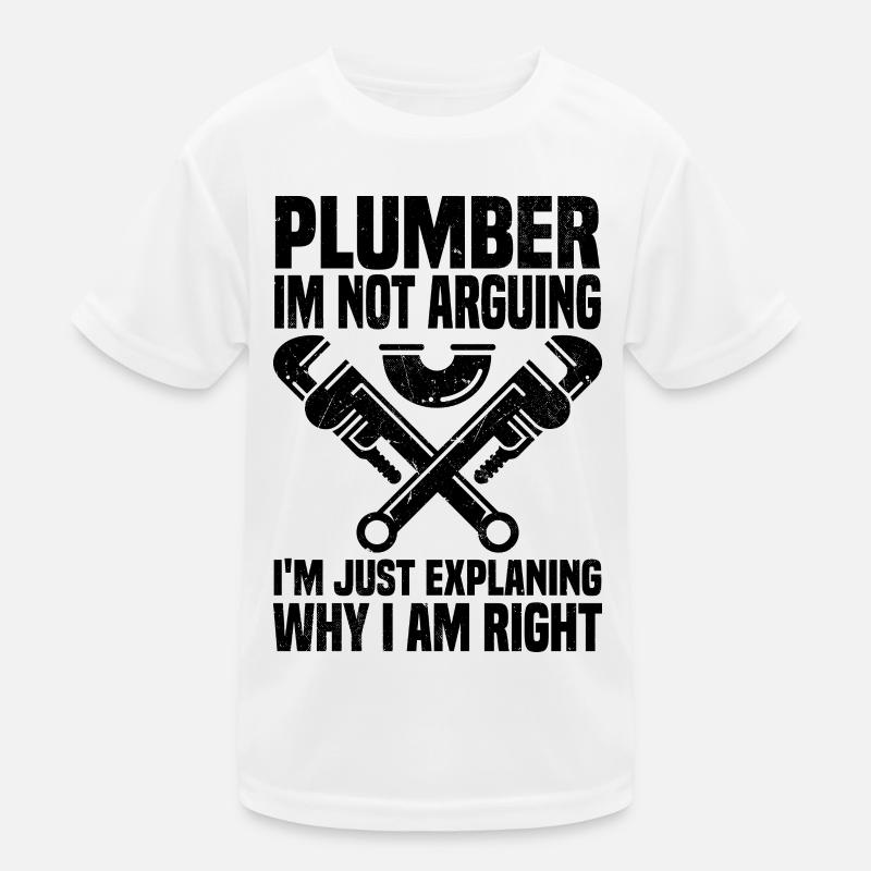 Plombier T-shirt sport Enfant