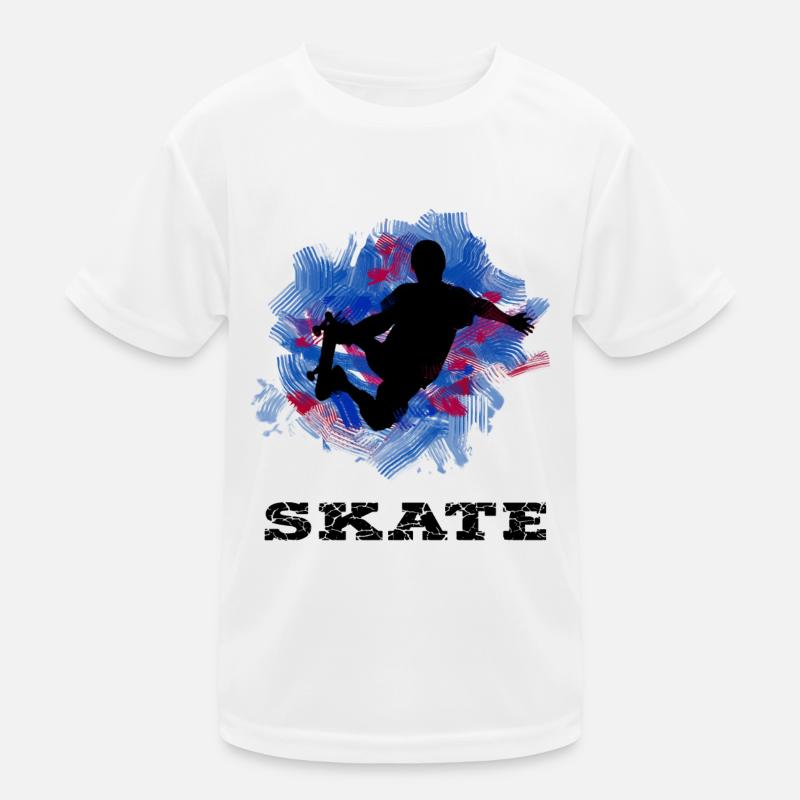Skateboard Funktionsshirt til børn