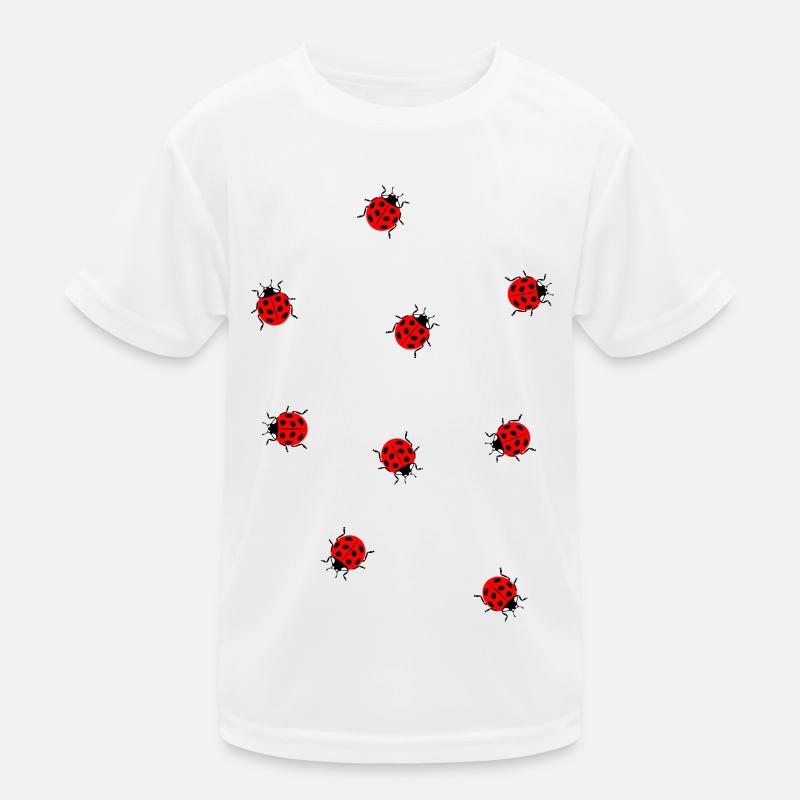 Many ladybugs summer Kids Functional T-Shirt