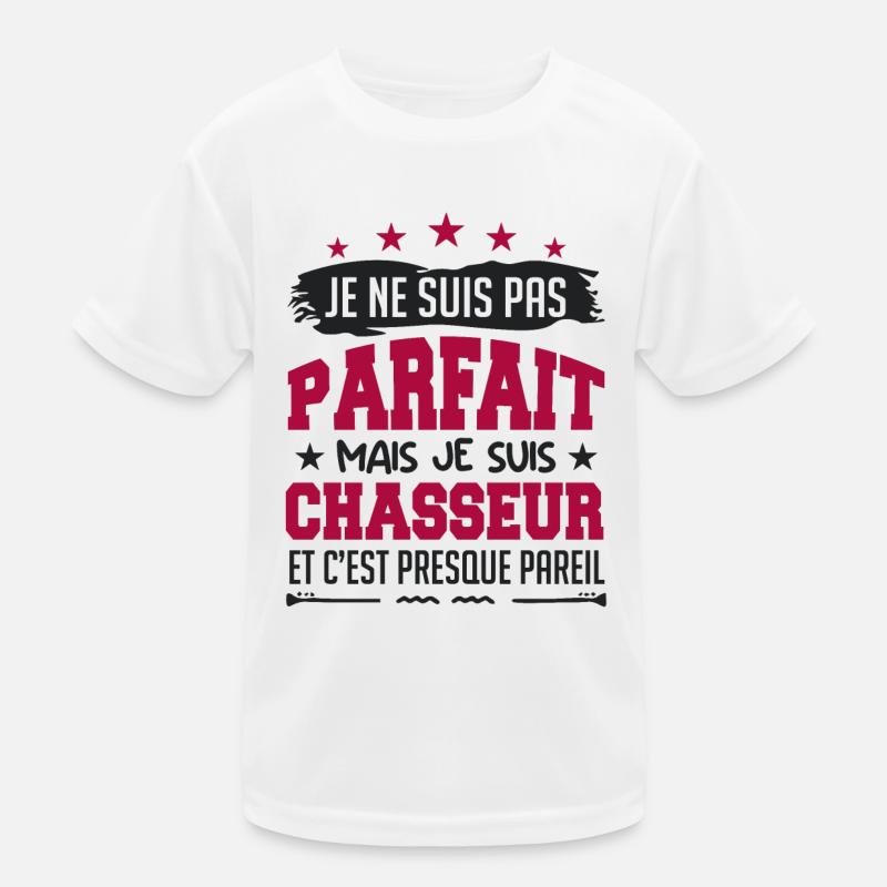 Parfait Chasseur | chasseur | chasse T-shirt sport Enfant