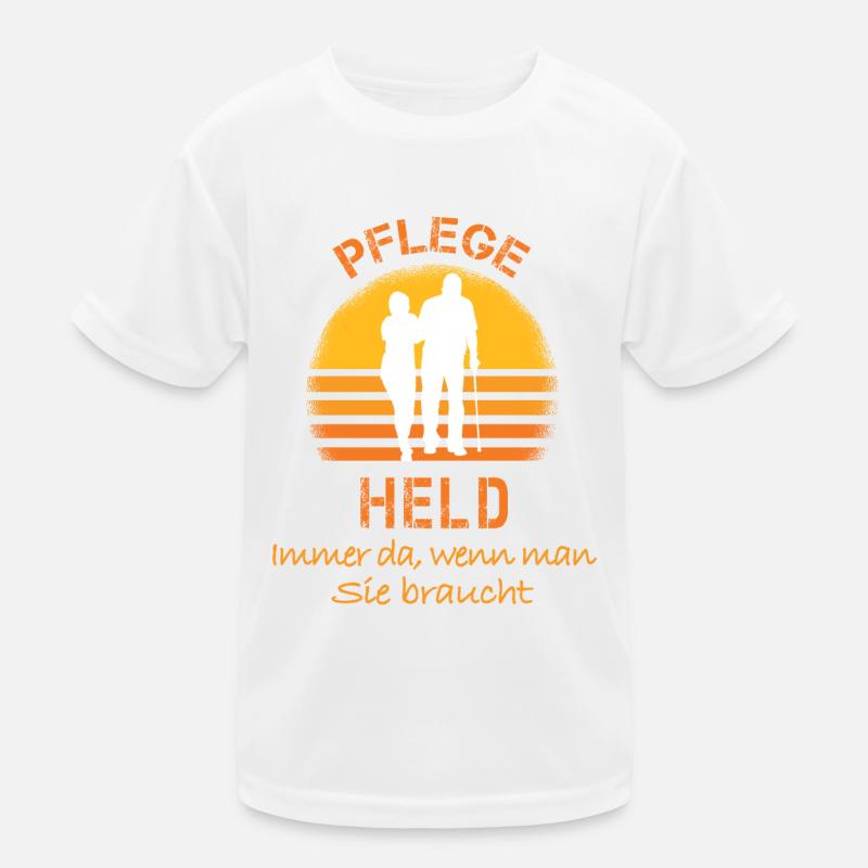 Held in der Pflege Kinder Funktions-T-Shirt