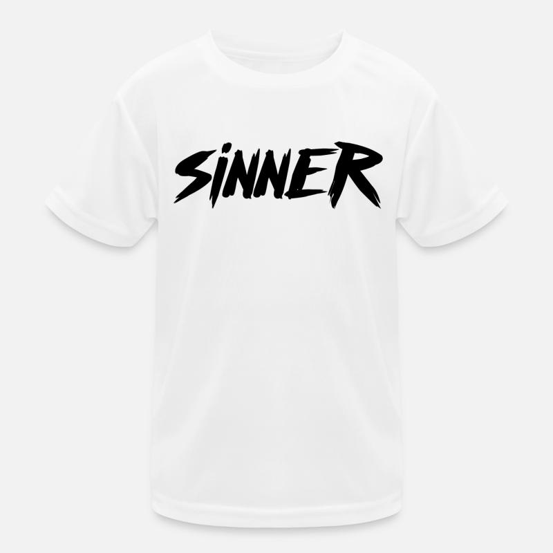 Sinner Grafik Kinder Funktions-T-Shirt