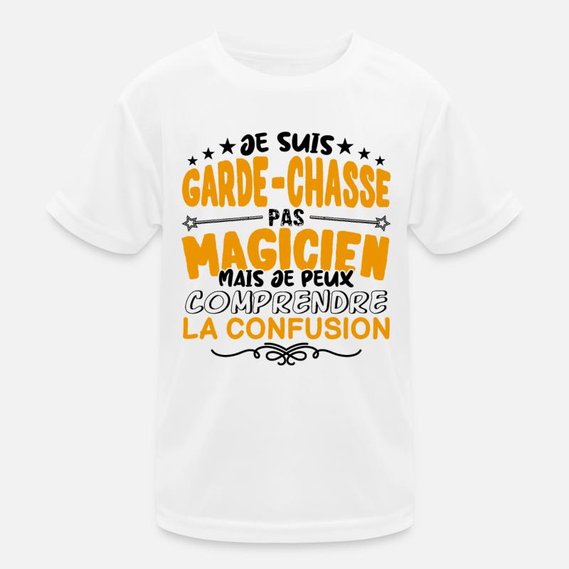 Garde-Chasse pas Magicien | le Meilleur Garde-Cha T-shirt sport Enfant