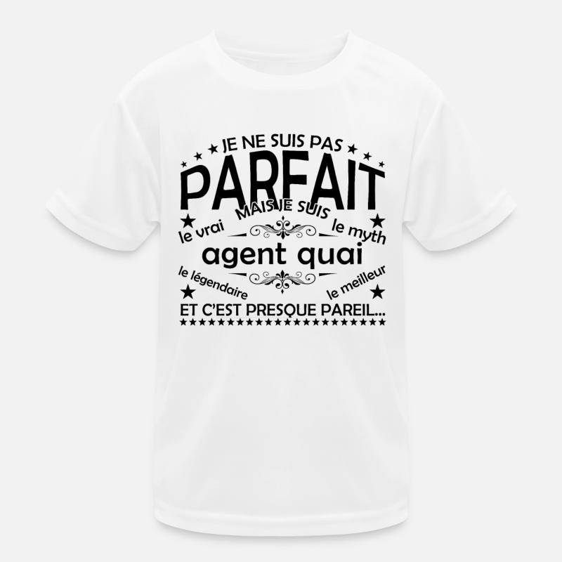 Agent Quai cadeau Agent Quai le vrai Agent Quai T-shirt sport Enfant