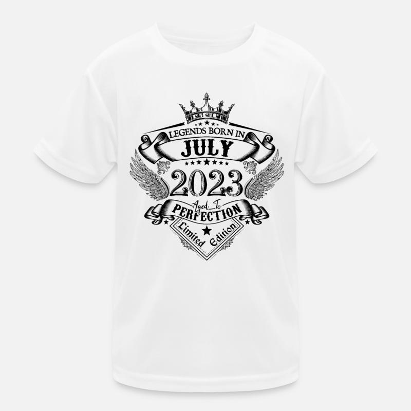 2023 July 2023 Birthday July 2023 Kids Functional T-Shirt