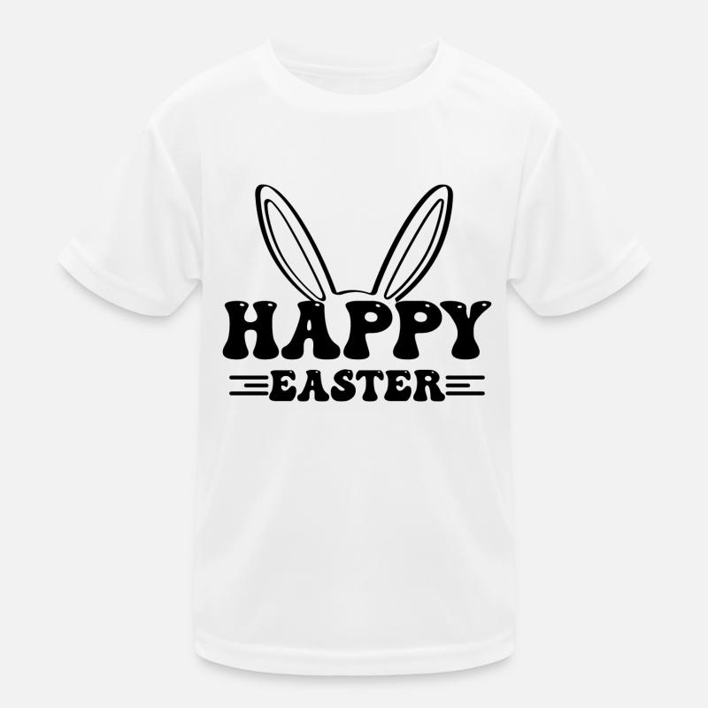 Joyeuses Pâques - Oreilles de lapin de Pâques T-shirt sport Enfant