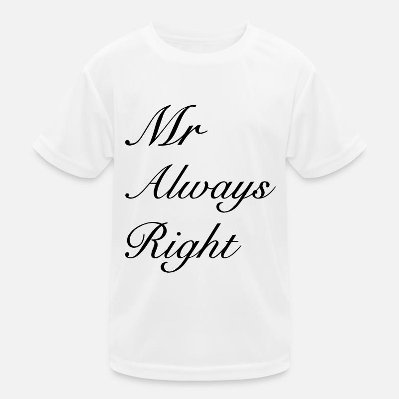 Mr Right Kinder Funktions-T-Shirt