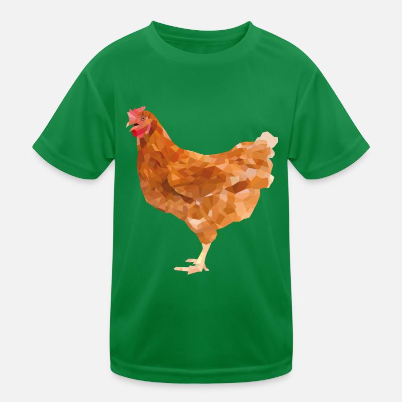 Huhn Kinder Funktions-T-Shirt