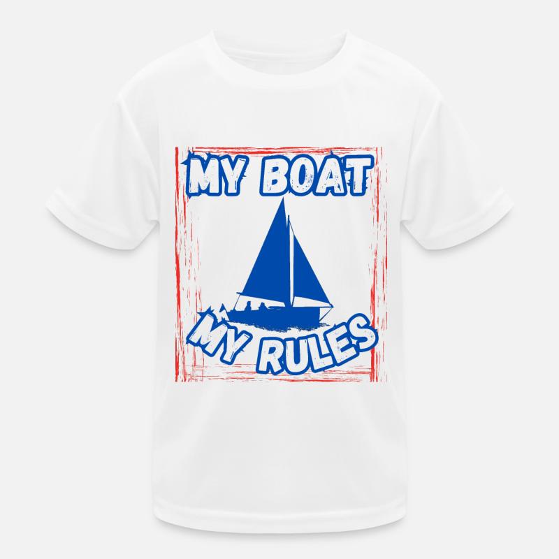 Mon bateau Mes règles T-shirt sport Enfant