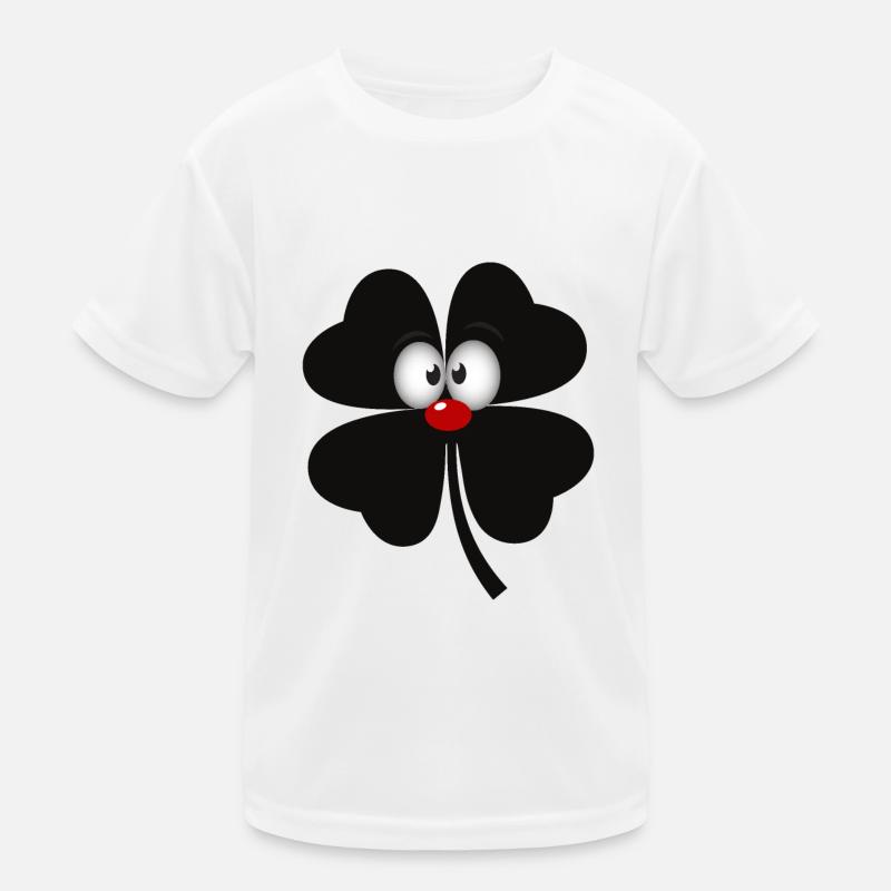 comic schwarze kleeblatt Kinder Funktions-T-Shirt