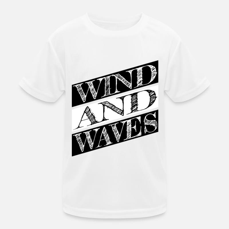present idea windsurfing adventures funny quote Kinder Funktions-T-Shirt
