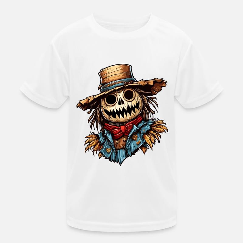Épouvantail / Ouvrier de la moisson / Champ de maïs / Champ T-shirt sport Enfant