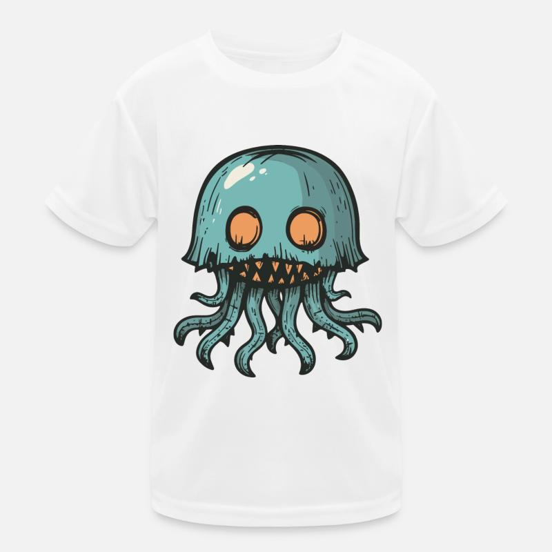 Qualle Halloween Comic Lustig Kinder Funktions-T-Shirt