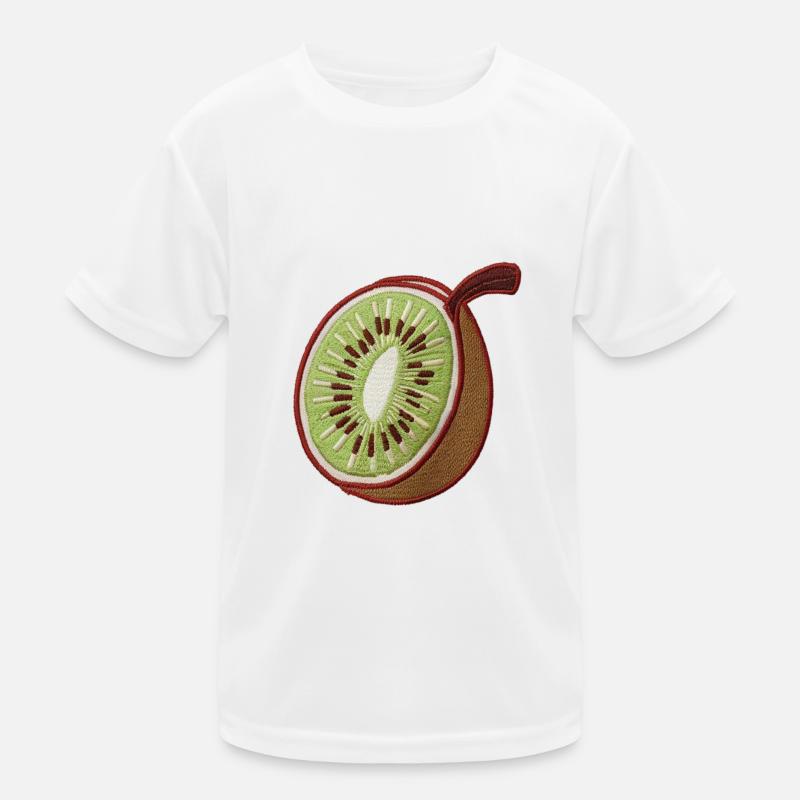 Kiwi brodé T-shirt sport Enfant