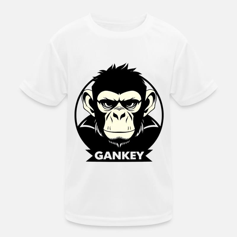 Gankey Monkey Kinder Funktions-T-Shirt