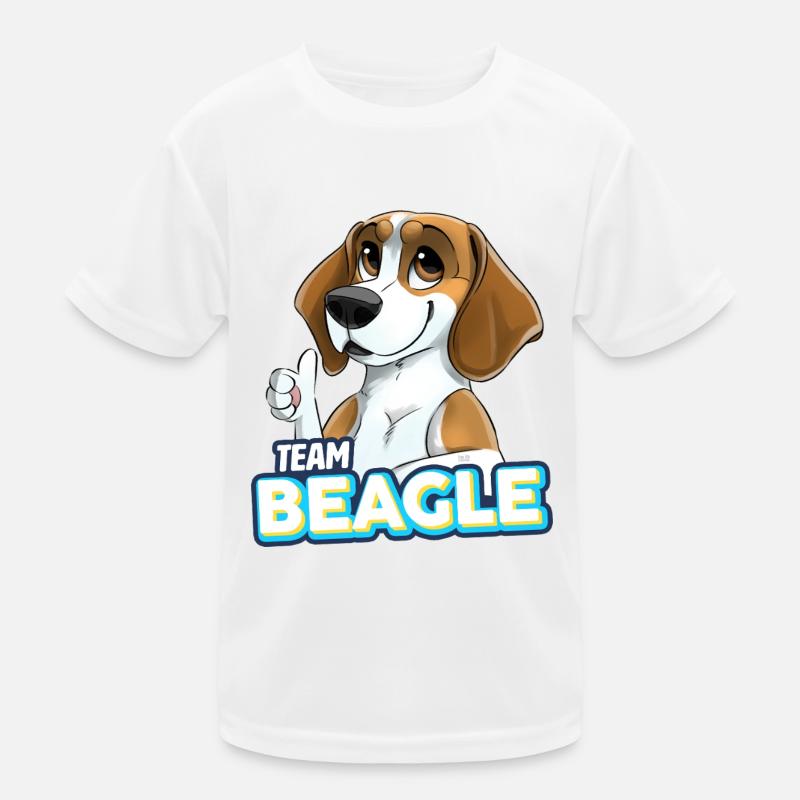 TEAM Beagle - Zitrone Kinder Funktions-T-Shirt