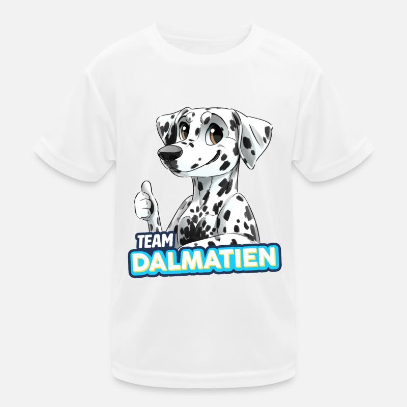 TEAM Dalmatien - Noir T-shirt sport Enfant