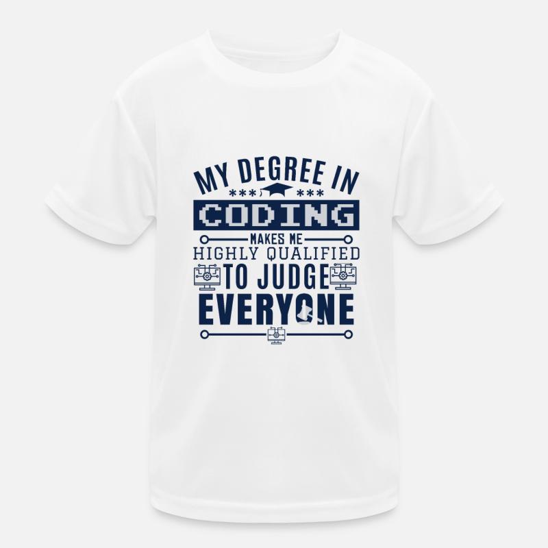 Coder | Programmer | Software Developer Kids Functional T-Shirt