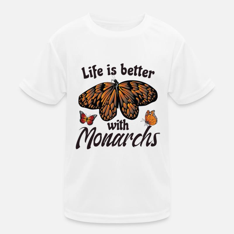 Monarch Schmetterling Geschenkidee Kinder Funktions-T-Shirt