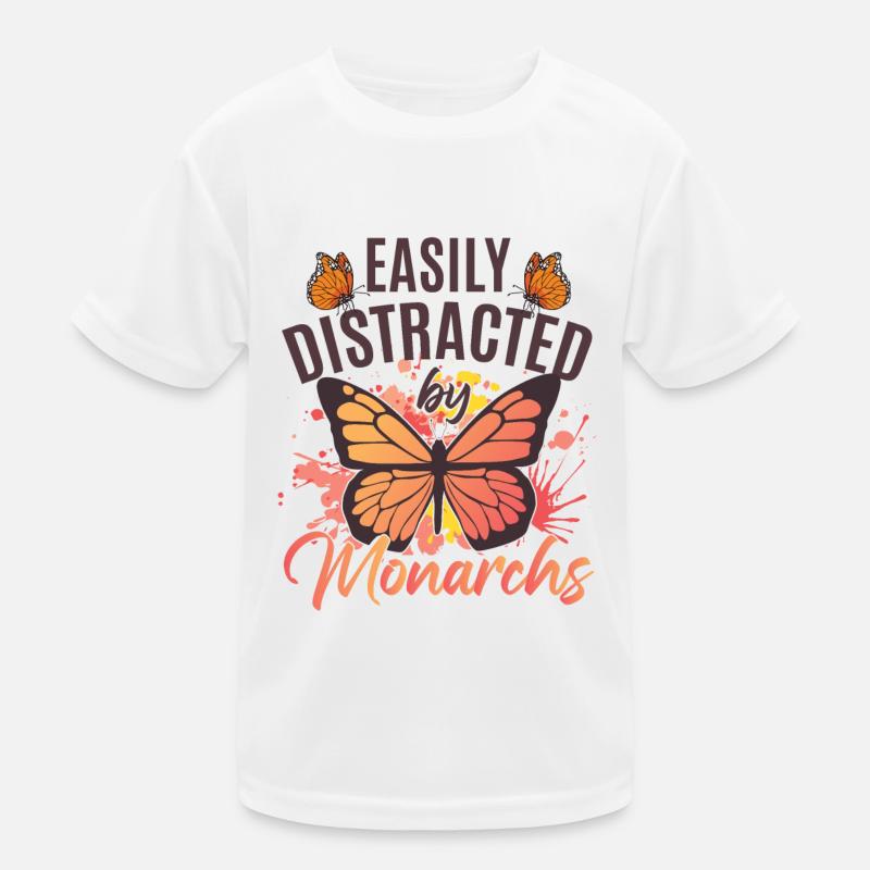 Fille monarque T-shirt sport Enfant