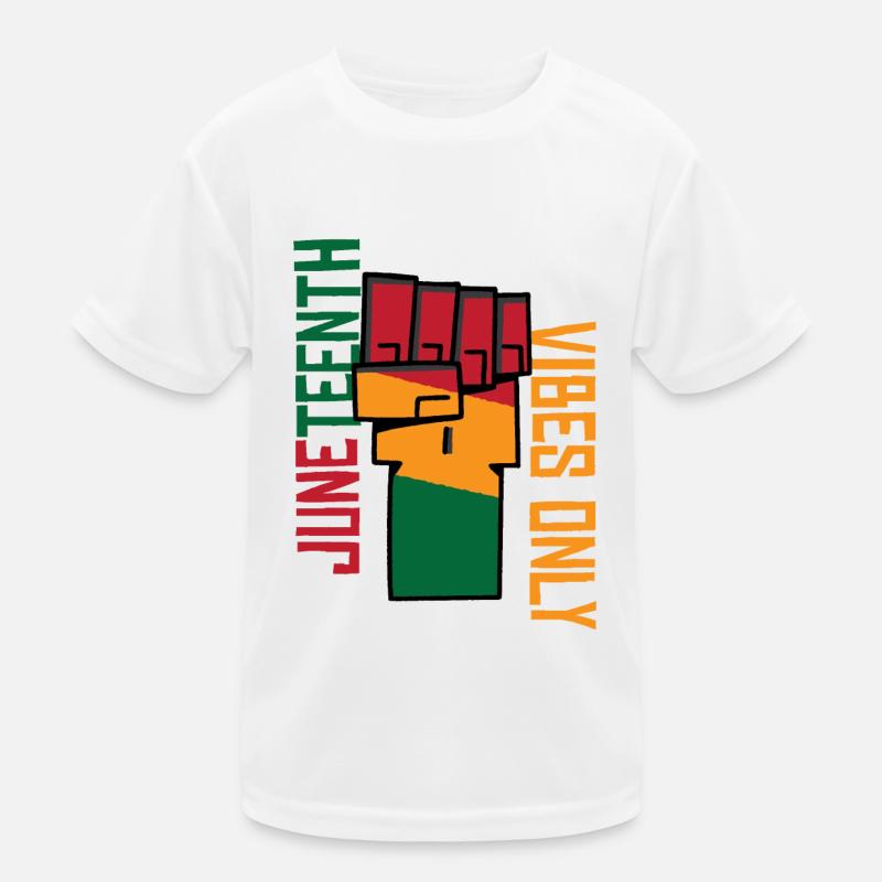 Juneteenth Vibes Only | Freedom | Emancipation Day Kids Functional T-Shirt