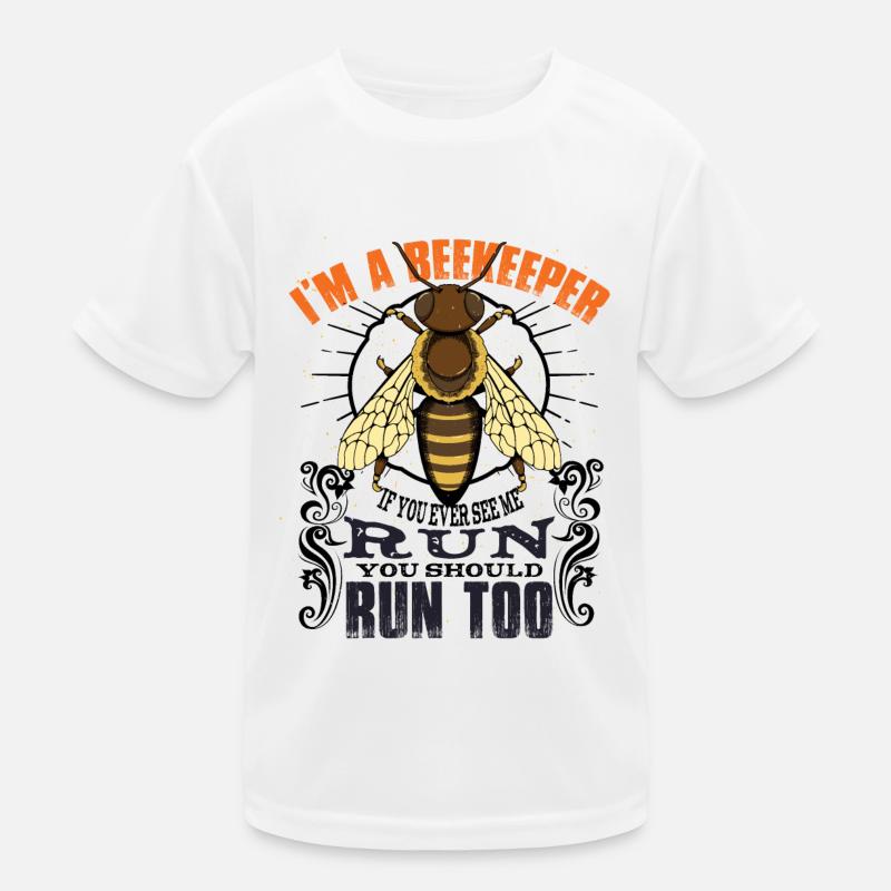 Ich bin Imker Kinder Funktions-T-Shirt