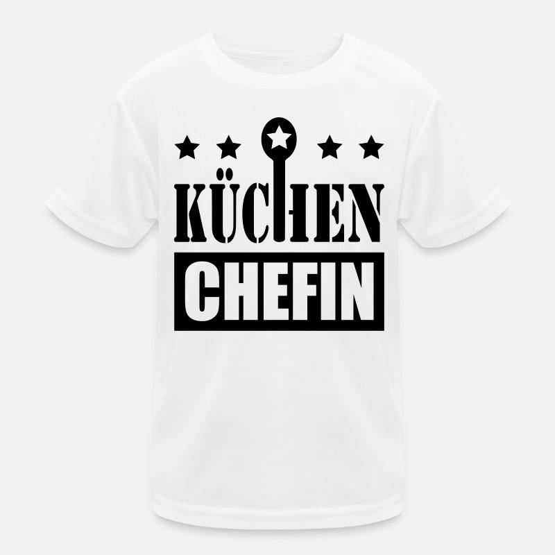 Küchenchefin Kinder Funktions-T-Shirt
