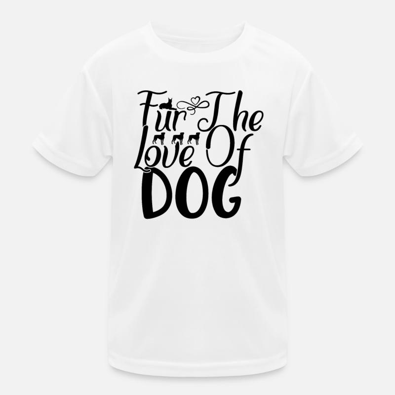 Pour l’amour du chien T-shirt sport Enfant