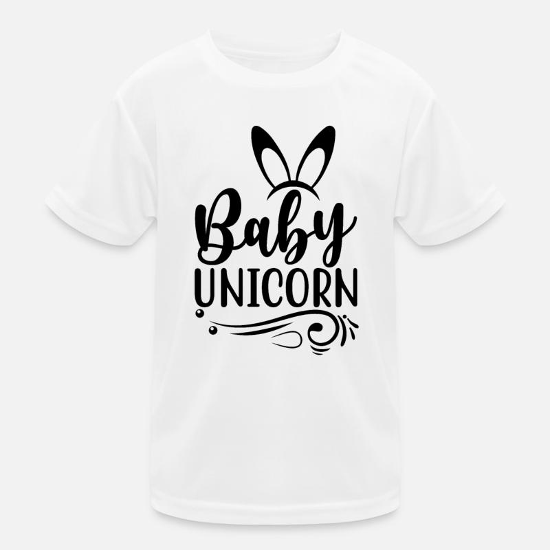 Bébé Einhorn Licorne T-shirt sport Enfant