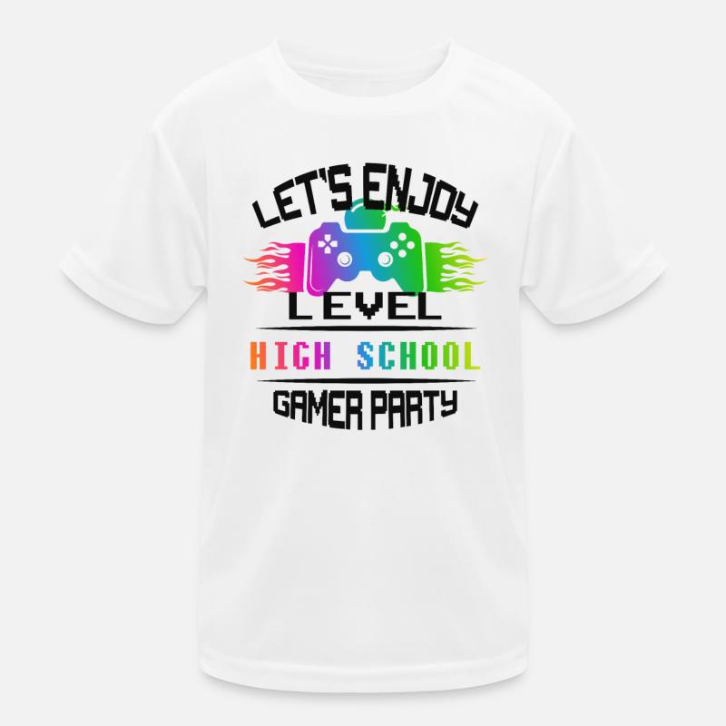 Niveau LYCÉE restez calme et jouez T-shirt sport Enfant