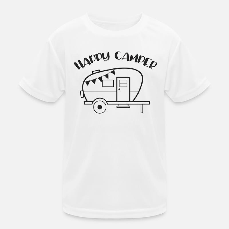 Camping Camper Nature funny saying Kids Functional T-Shirt