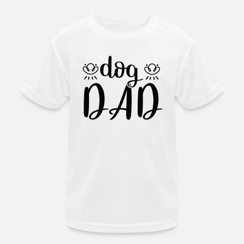 Hund Papa Kinder Funktions-T-Shirt