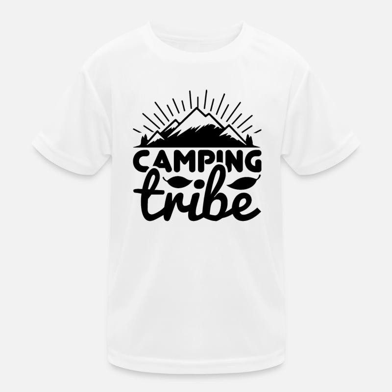 Camping Stamm Wandershirt Kinder Funktions-T-Shirt