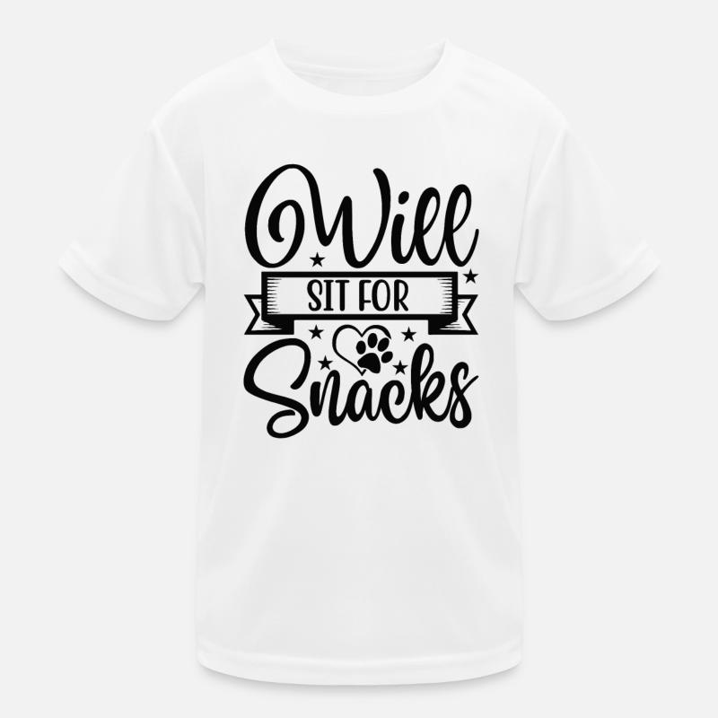 Sits for treats Kids Functional T-Shirt