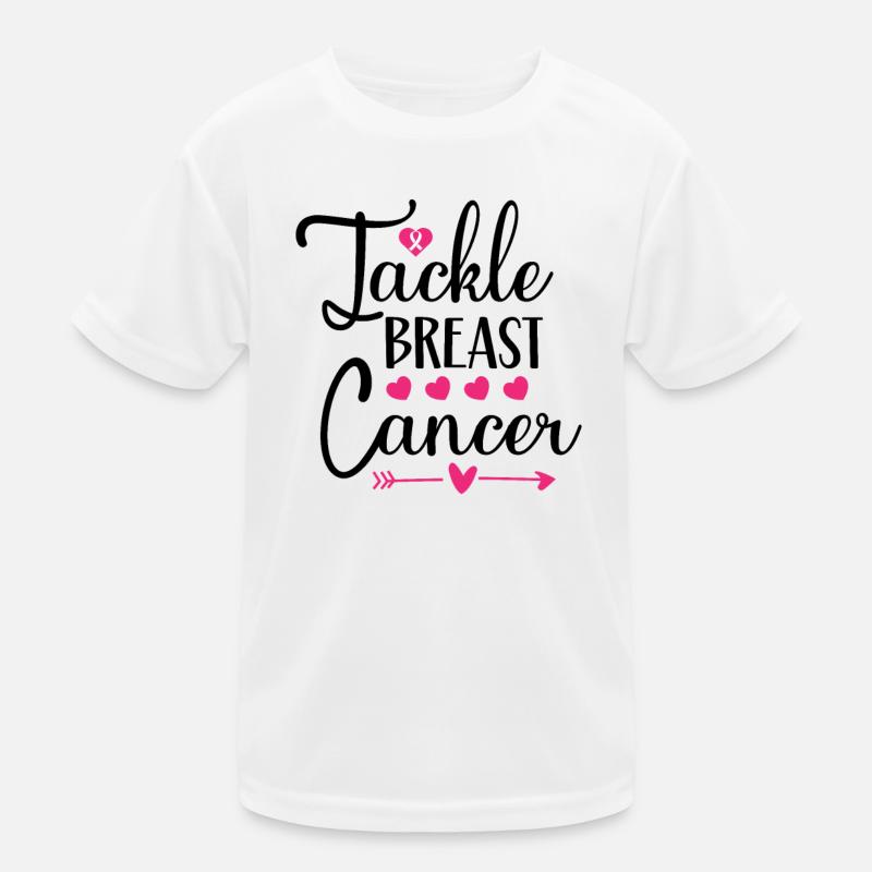 Brustkrebs bekämpfen Kinder Funktions-T-Shirt
