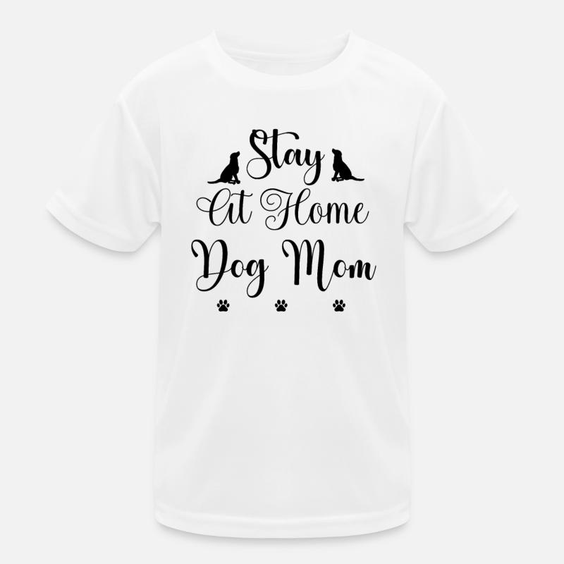 Hundemama zu Hause Kinder Funktions-T-Shirt
