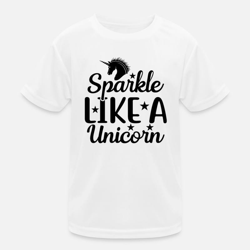 Funkeln wie ein Einhorn Unicorn Kinder Funktions-T-Shirt