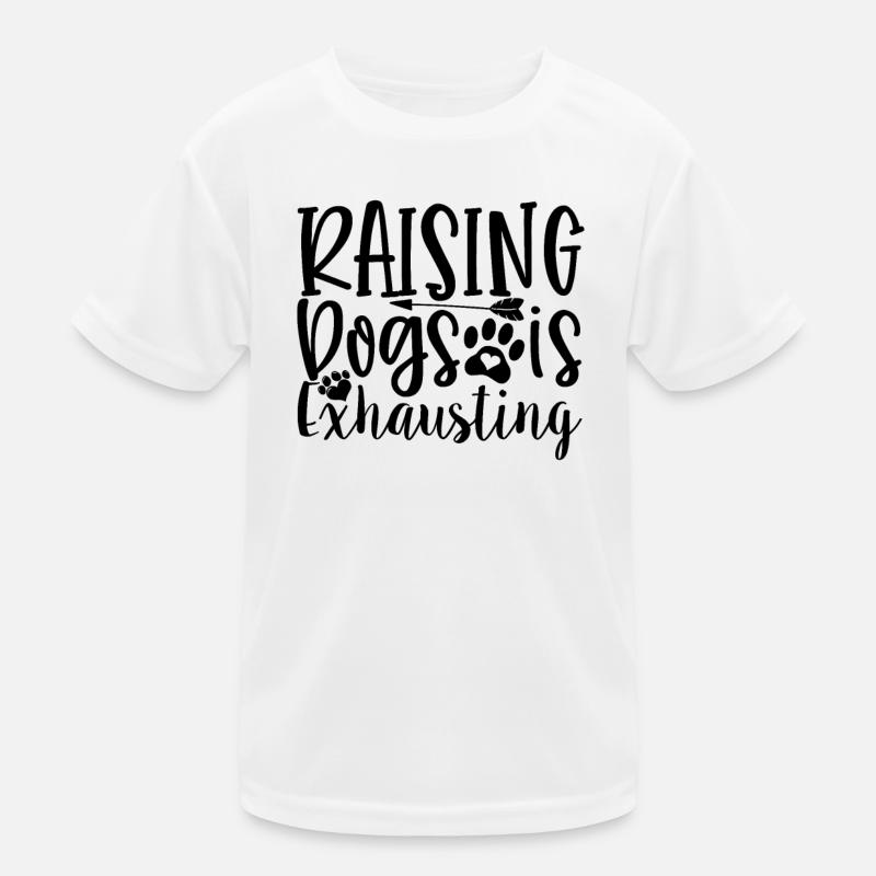 Dog training is exhausting Kids Functional T-Shirt