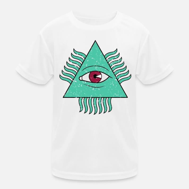 Pyramide Auge Kinder Funktions-T-Shirt