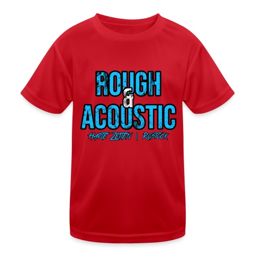 Rough & Acoustic Logo - Kinder Funktions-T-Shirt