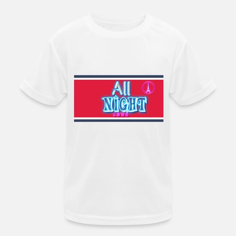 All Night Long 1 Kids Functional T-Shirt