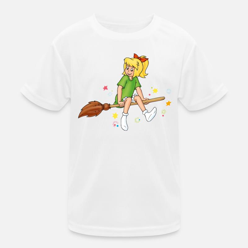 Bibi Blocksberg on mashed potatoes witch stars Kids Functional T-Shirt