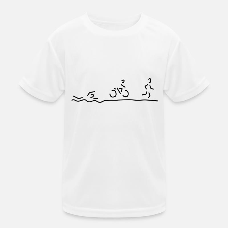 triathlon triathlet Kinder Funktions-T-Shirt