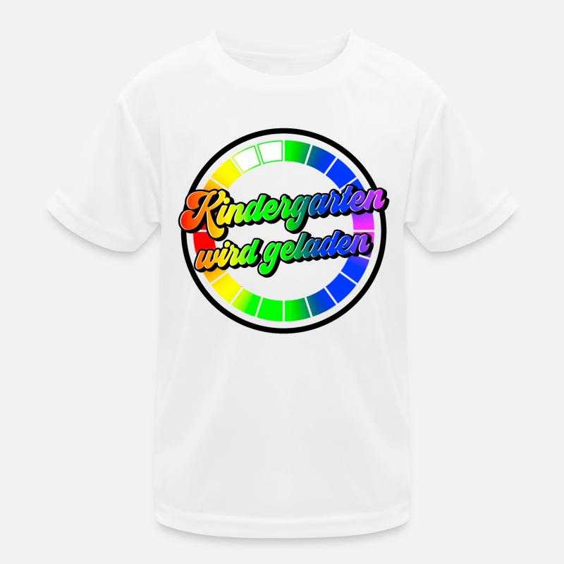 Kindergarten wird geladen Kinder Funktions-T-Shirt