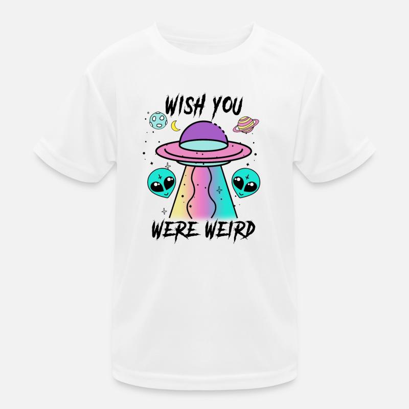 J’aurais aimé que tu sois bizarre T-shirt sport Enfant