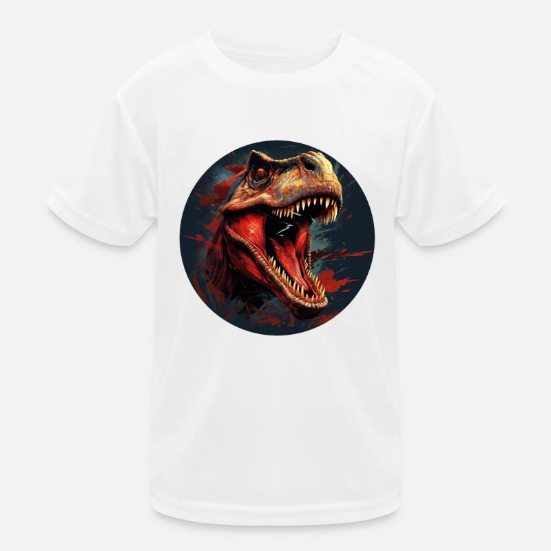 Dinosaurier Dinosaurs Design Kinder Funktions-T-Shirt