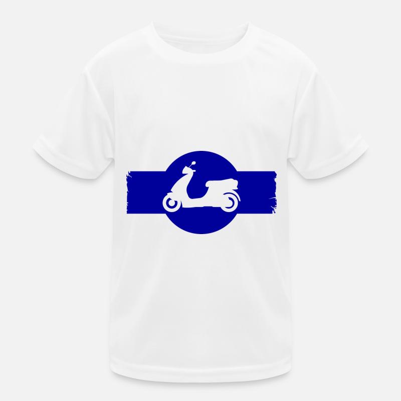 Mofa - Motorroller - Moped Kinder Funktions-T-Shirt