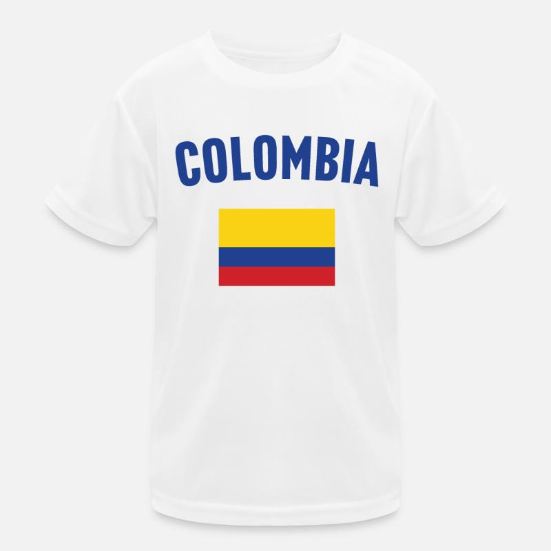 Drapeau de la Colombie T-shirt sport Enfant